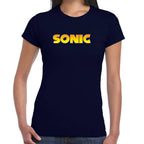 Playera Sonic Logo Algodón Premium #0002662