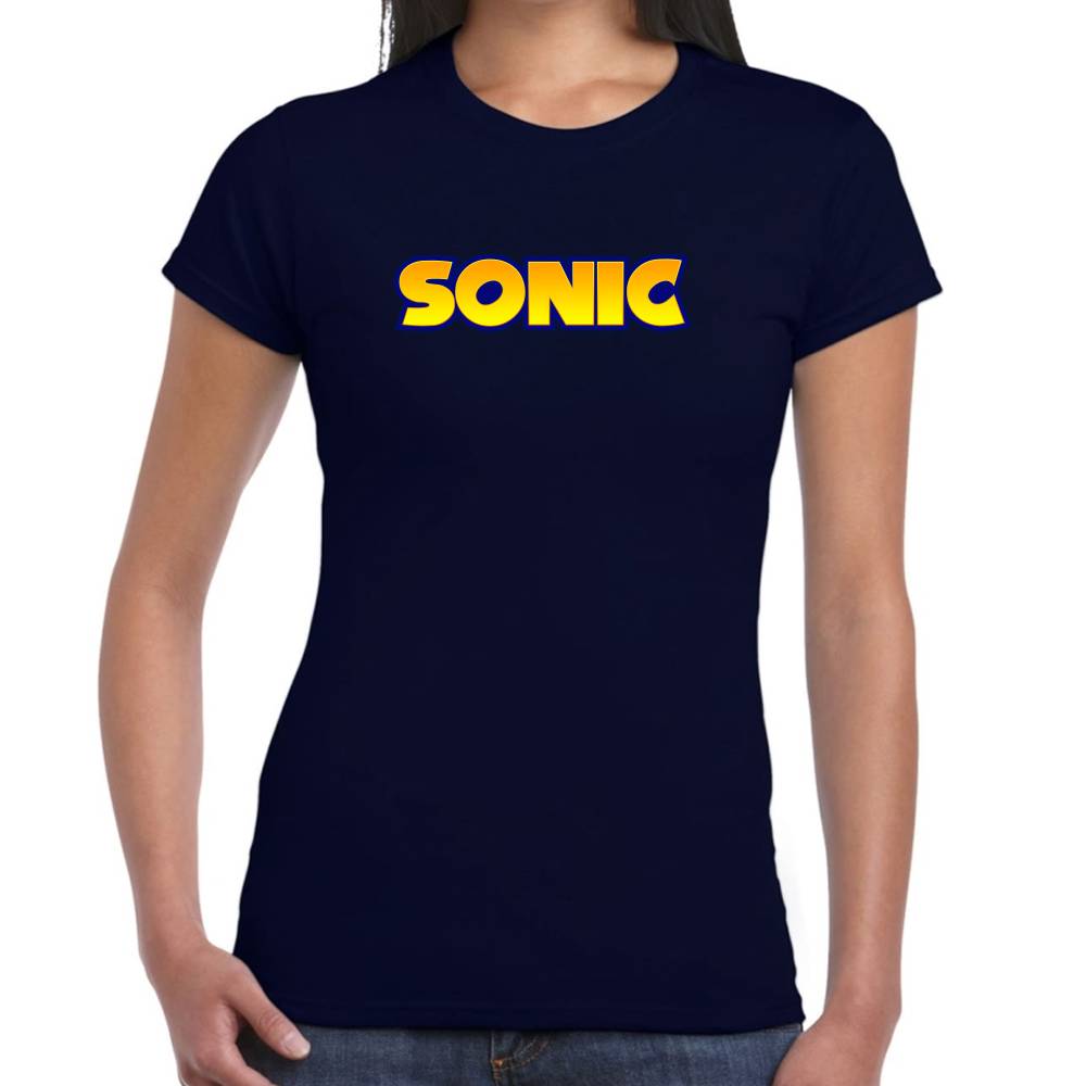 Playera Sonic Logo Algodón Premium #0002662