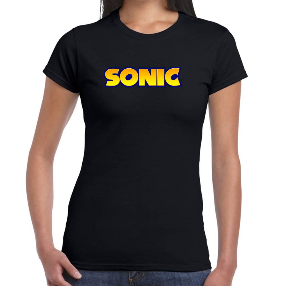 Playera Sonic Logo Algodón Premium #0002662
