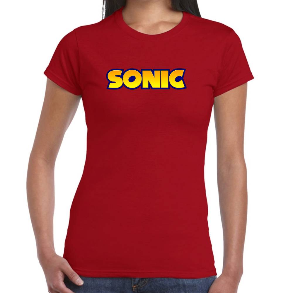 Playera Sonic Logo Algodón Premium #0002662