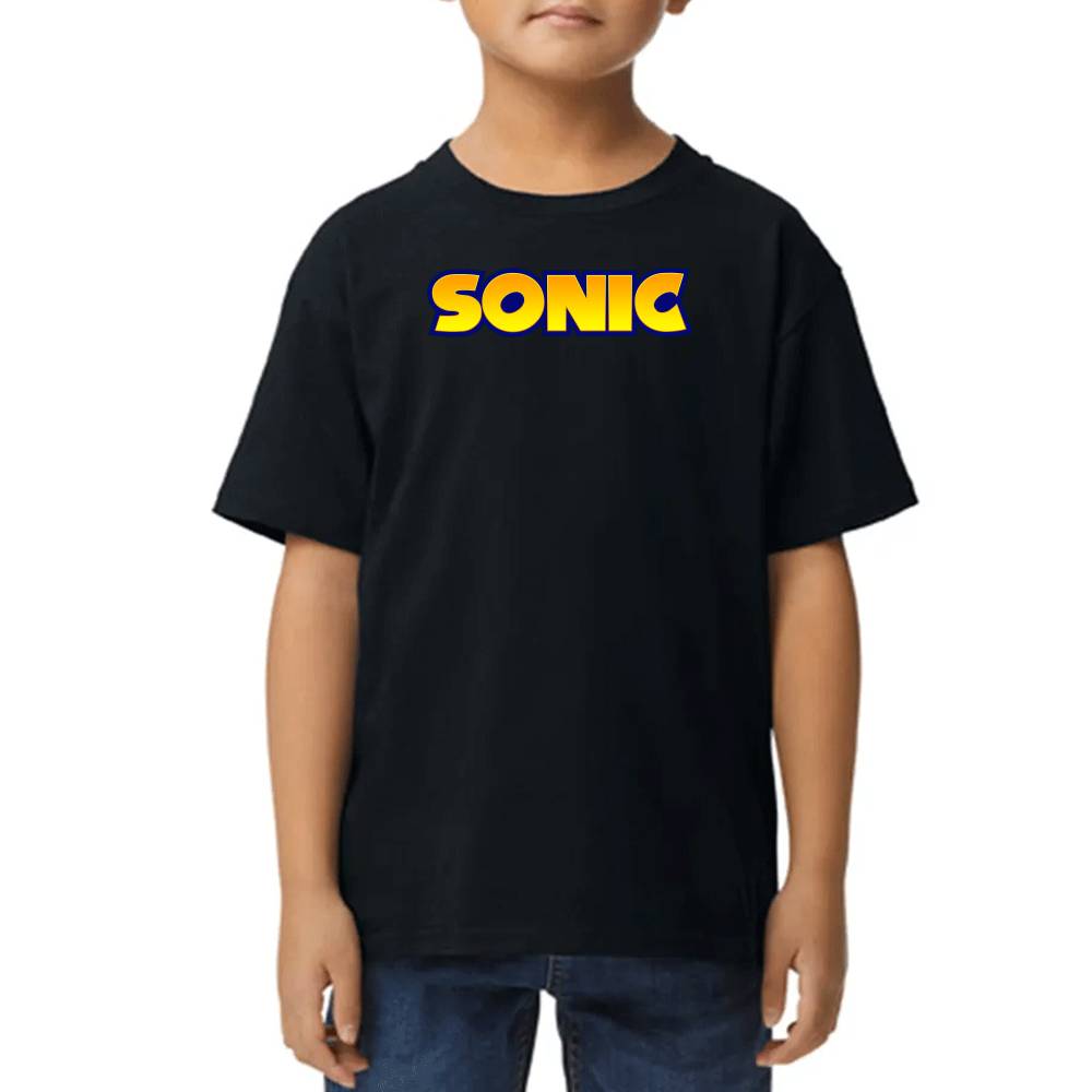 Playera de Niño Sonic Logo Algodón Premium #0002662