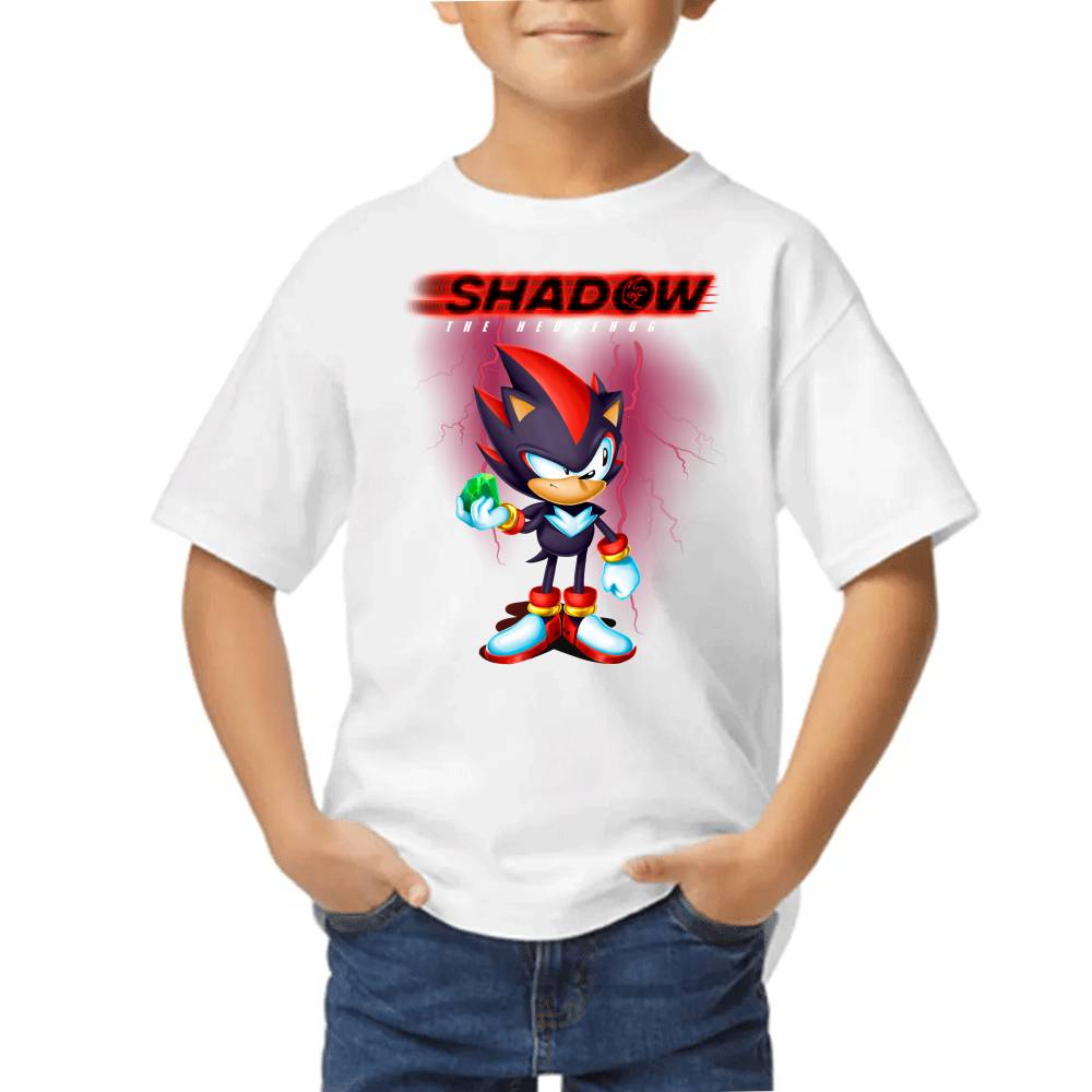 Playera de Niño Sonic Shadow Algodón Premium #0002664