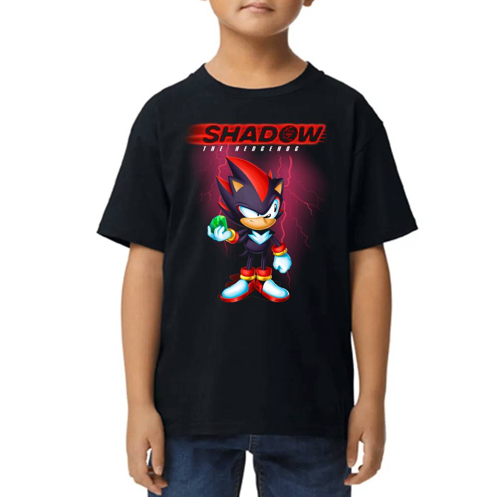 Playera de Niño Sonic Shadow Algodón Premium #0002664