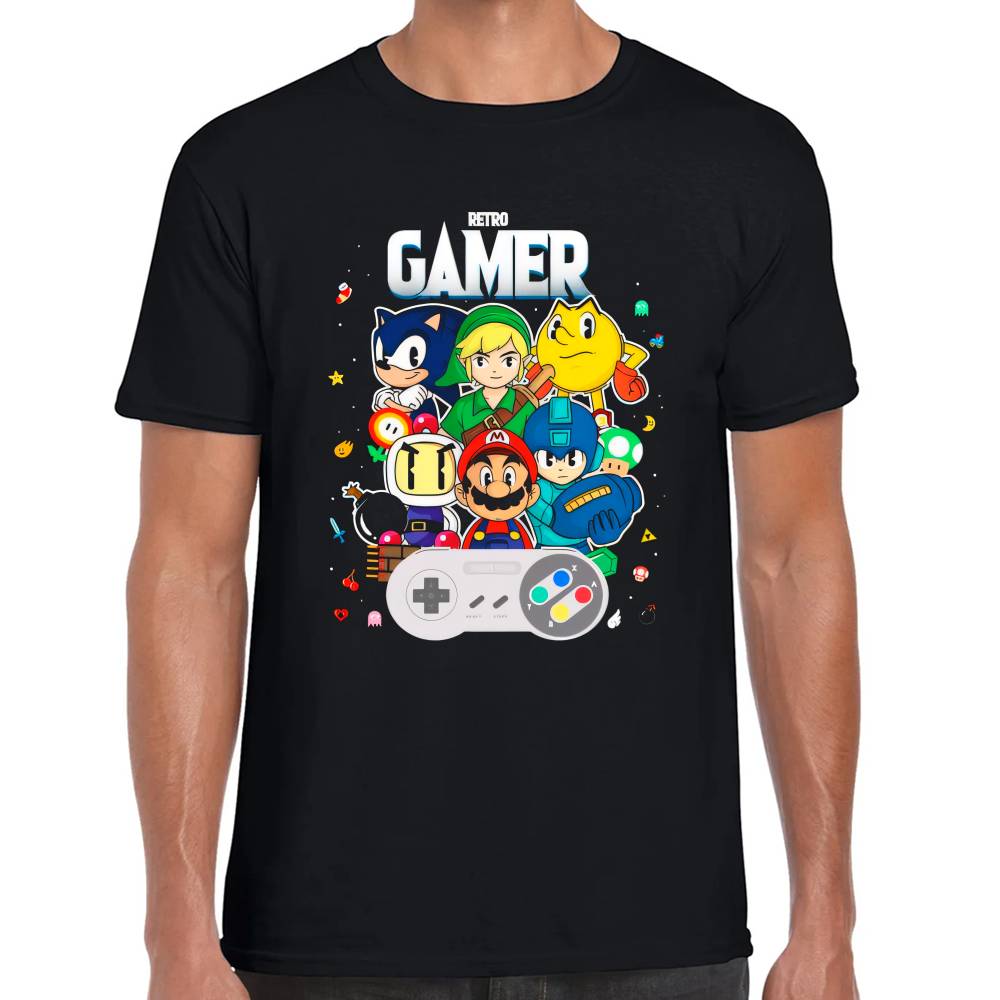 Playera Nintendo Retro Gamer Algodón Premium #0002666