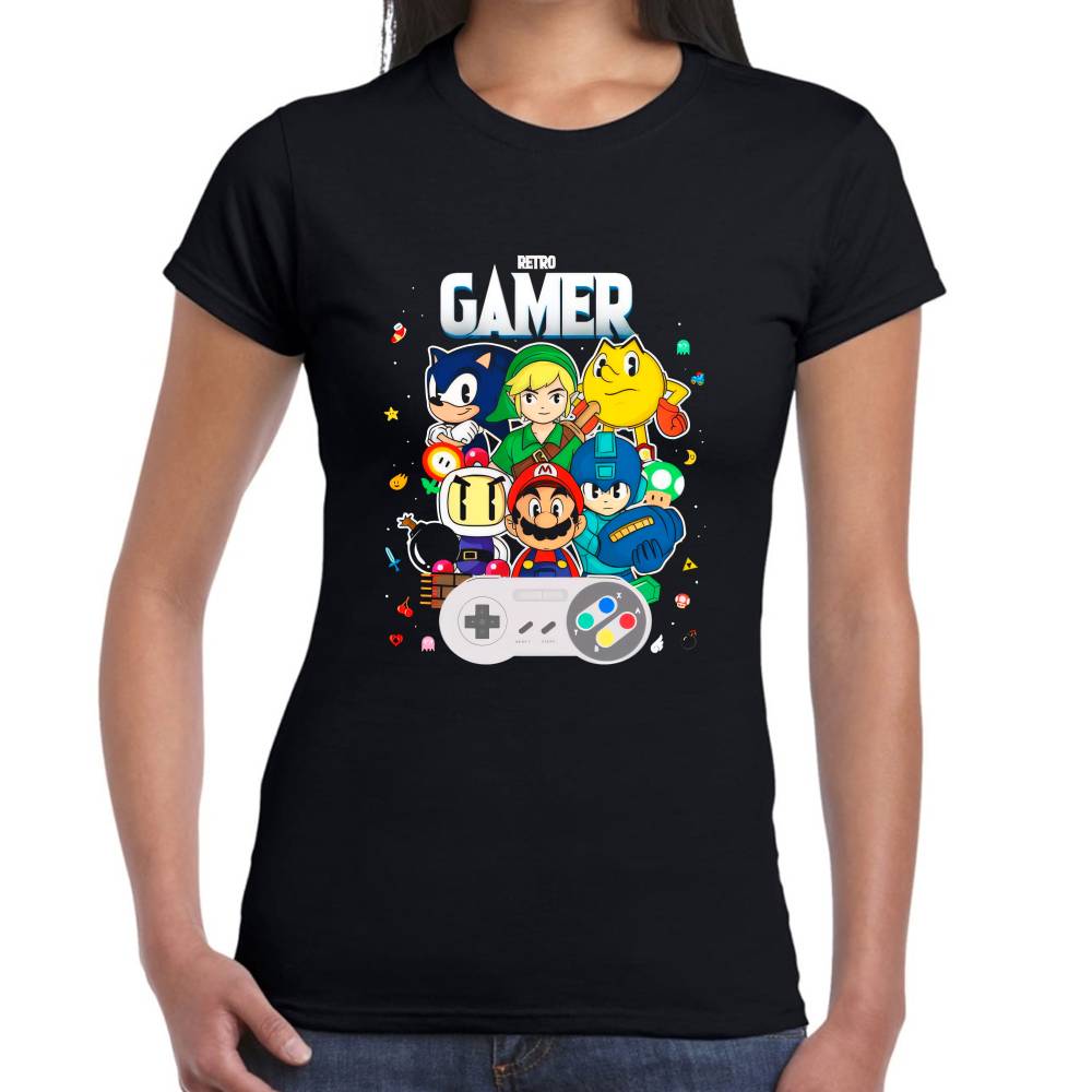 Playera Nintendo Retro Gamer Algodón Premium #0002666