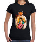 Playera Virgen de Guadalupe y San Diego Algodón Premium #0002672