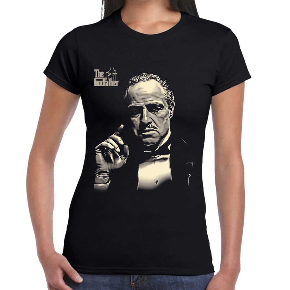 Playera Vito Corleone El Padrino Algodón Premium #0002674 Imagen secundaria del producto