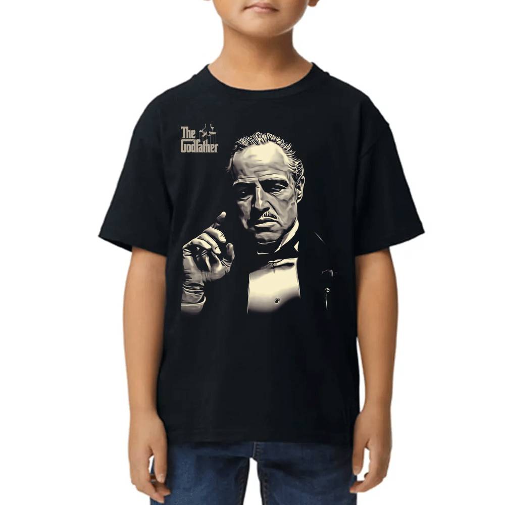 Playera de Niño Vito Corleone El Padrino Algodón Premium #0002674