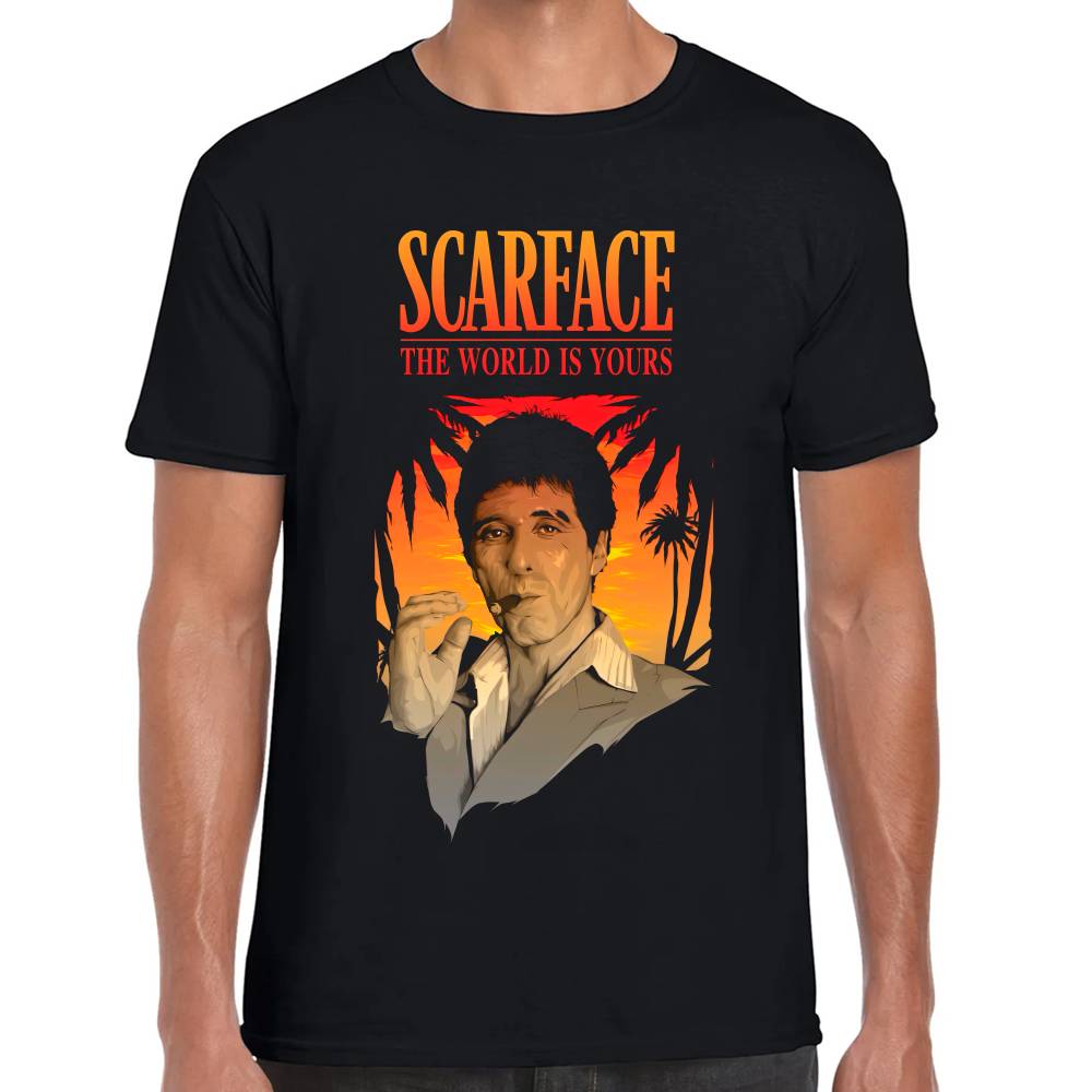 Playera Scarface The World Is Yours Algodón Premium #0002676