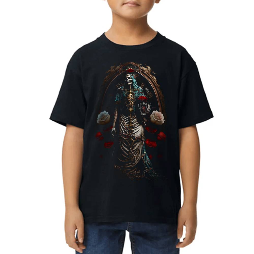 Playera de Niño La Santa Muerte Algodón Premium #0002682