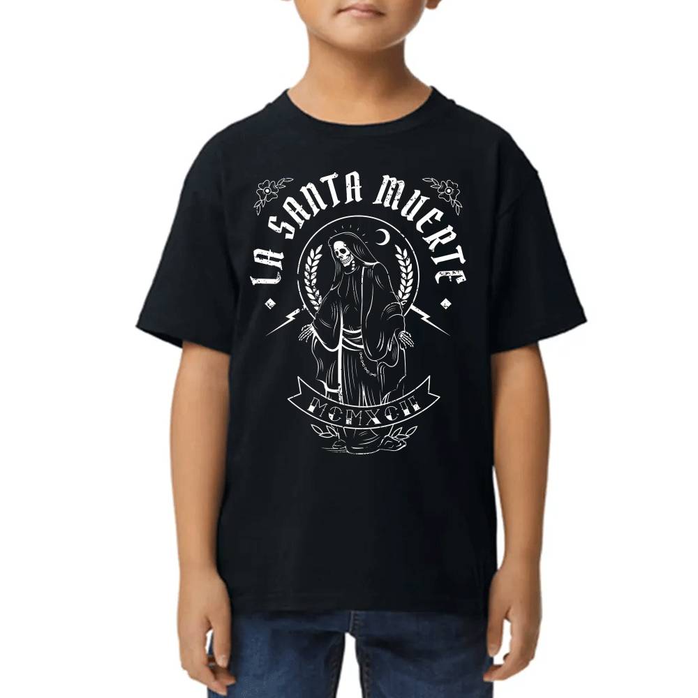Playera de Niño La Santa Muerte Algodón Premium #0002683