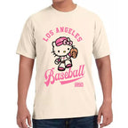 Playera Hello Kitty Los Dodgers Algodón Premium #0002695