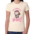 Playera Hello Kitty Los Dodgers Algodón Premium #0002695