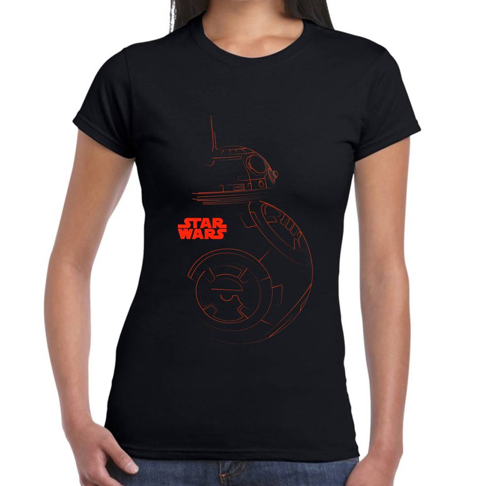 Playera Star Wars BB-8 Algodón Premium #0002710