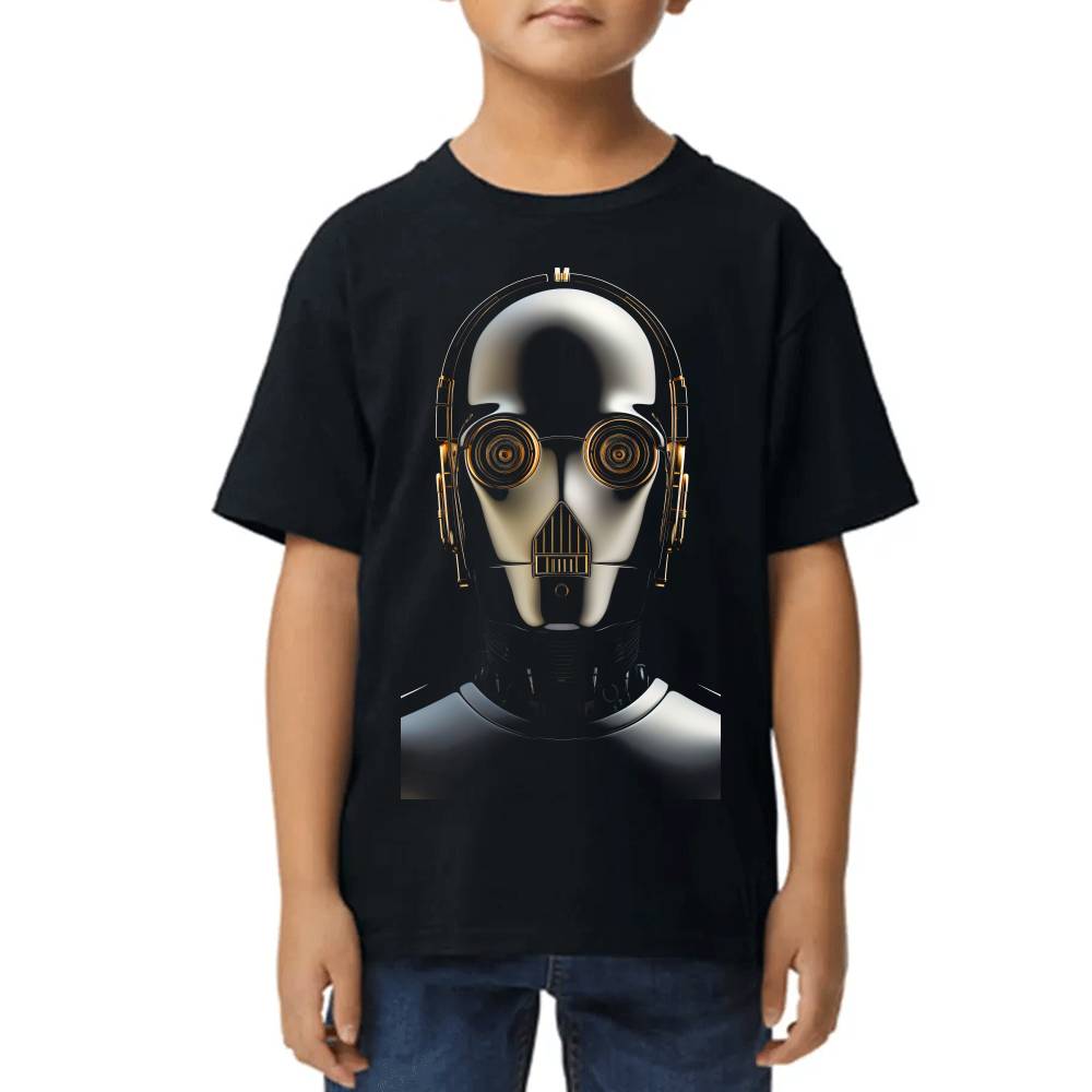 Playera de Niño Star Wars C-3P0 Algodón Premium #0002711