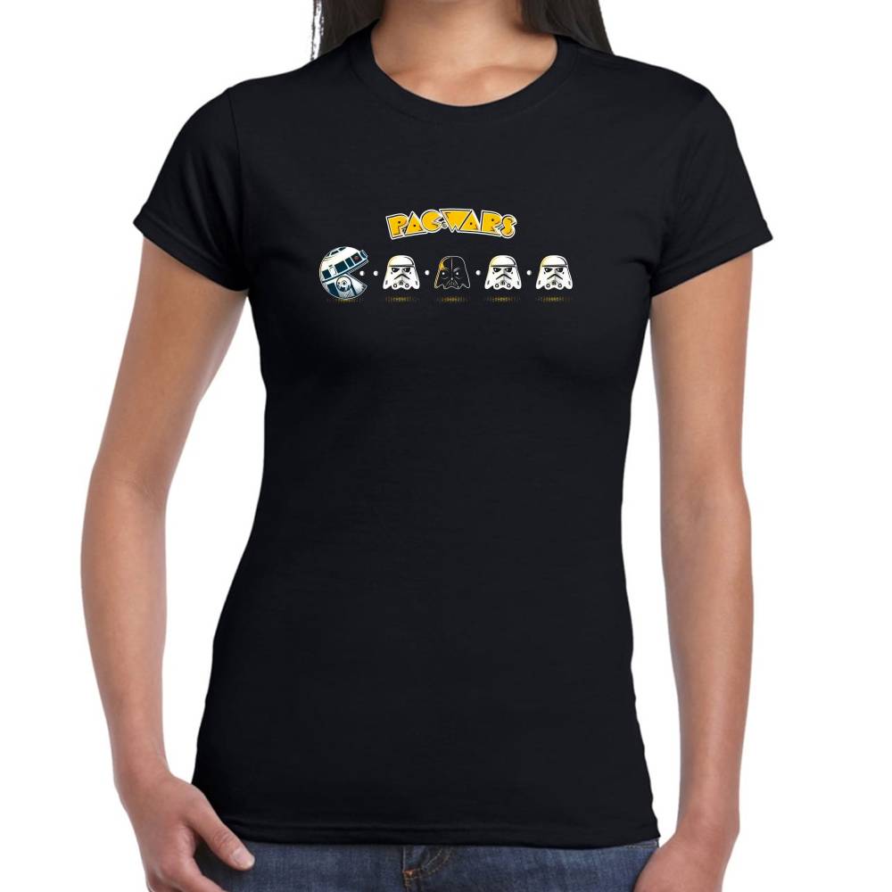 Playera Star Wars Pac-Wars Algodón Premium #0002714
