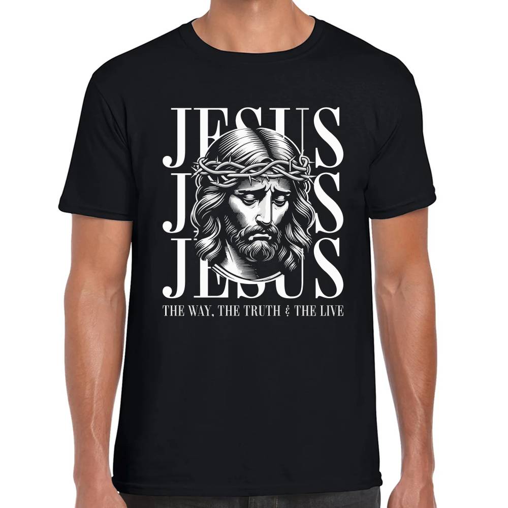 Playera Jesucristo Viacrucis Algodón Premium #0002715
