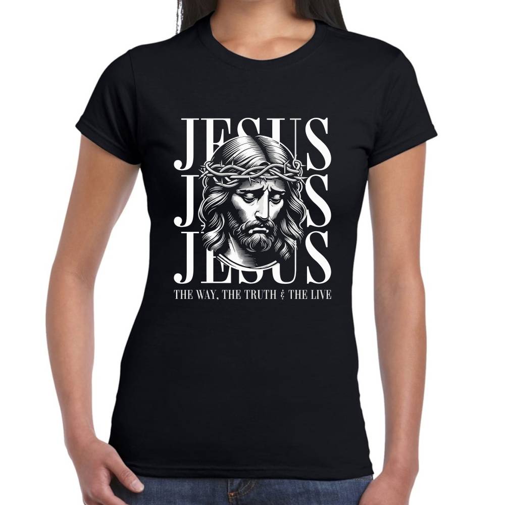 Playera Jesucristo Viacrucis Algodón Premium #0002715