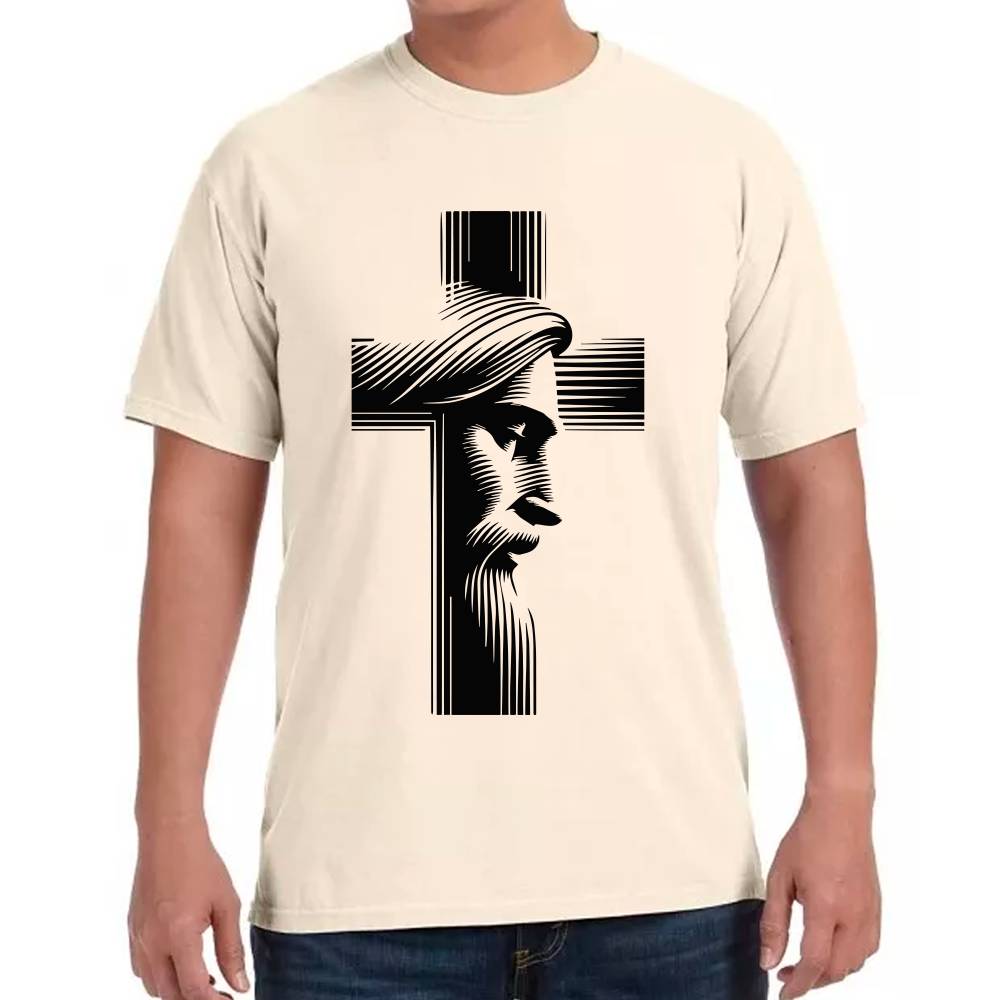 Playera Jesucristo Viacrucis Algodón Premium #0002716