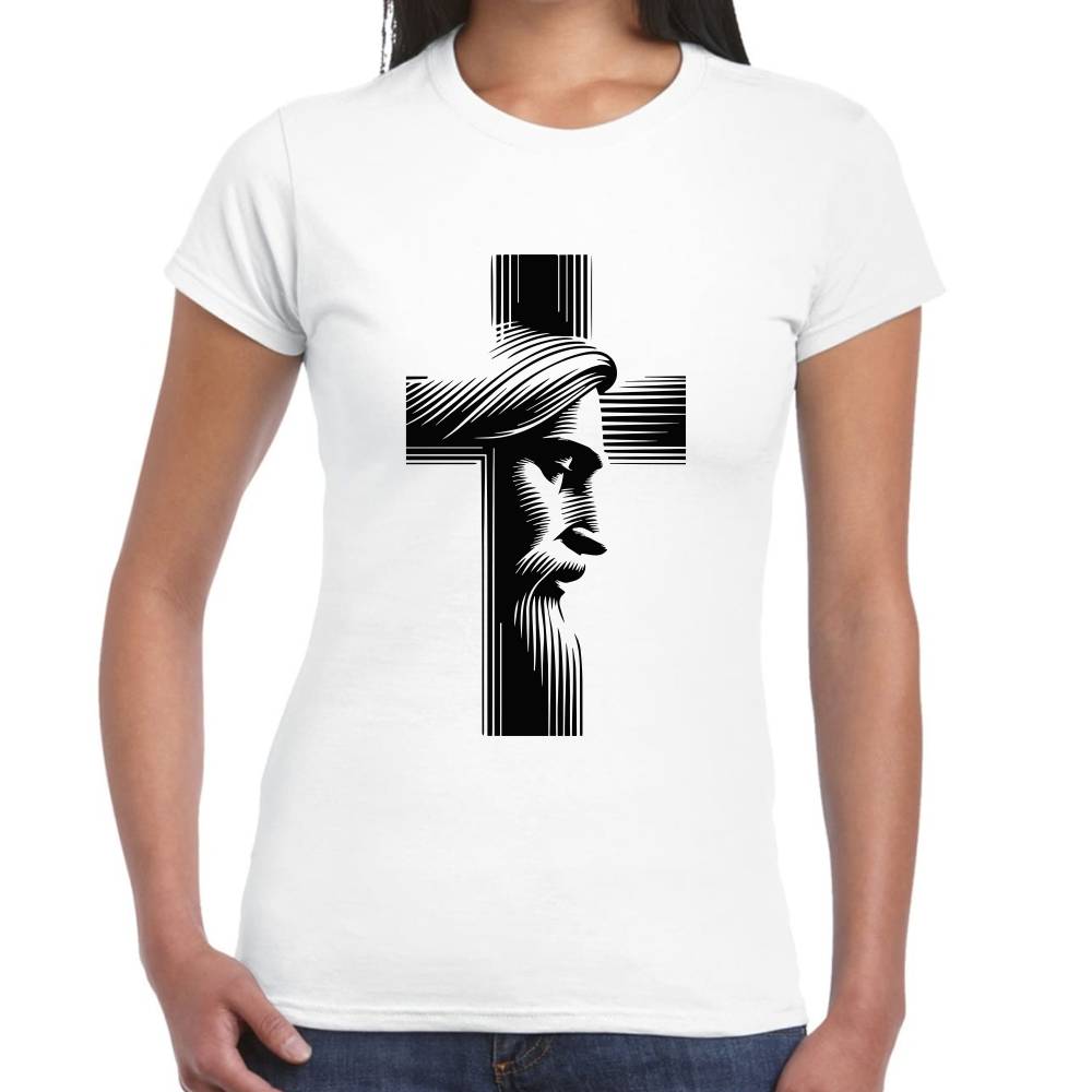 Playera Jesucristo Viacrucis Algodón Premium #0002716