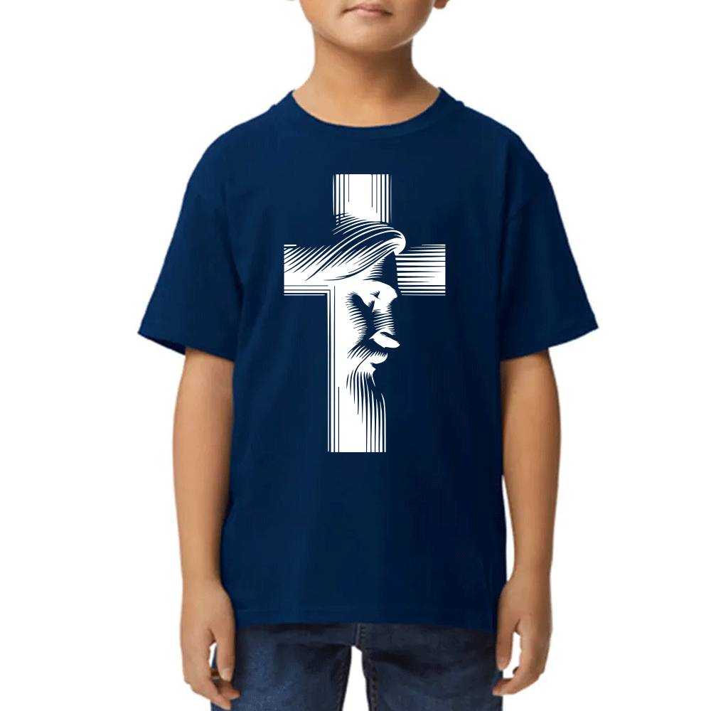 Playera de Niño Jesucristo Viacrucis Algodón Premium #0002716