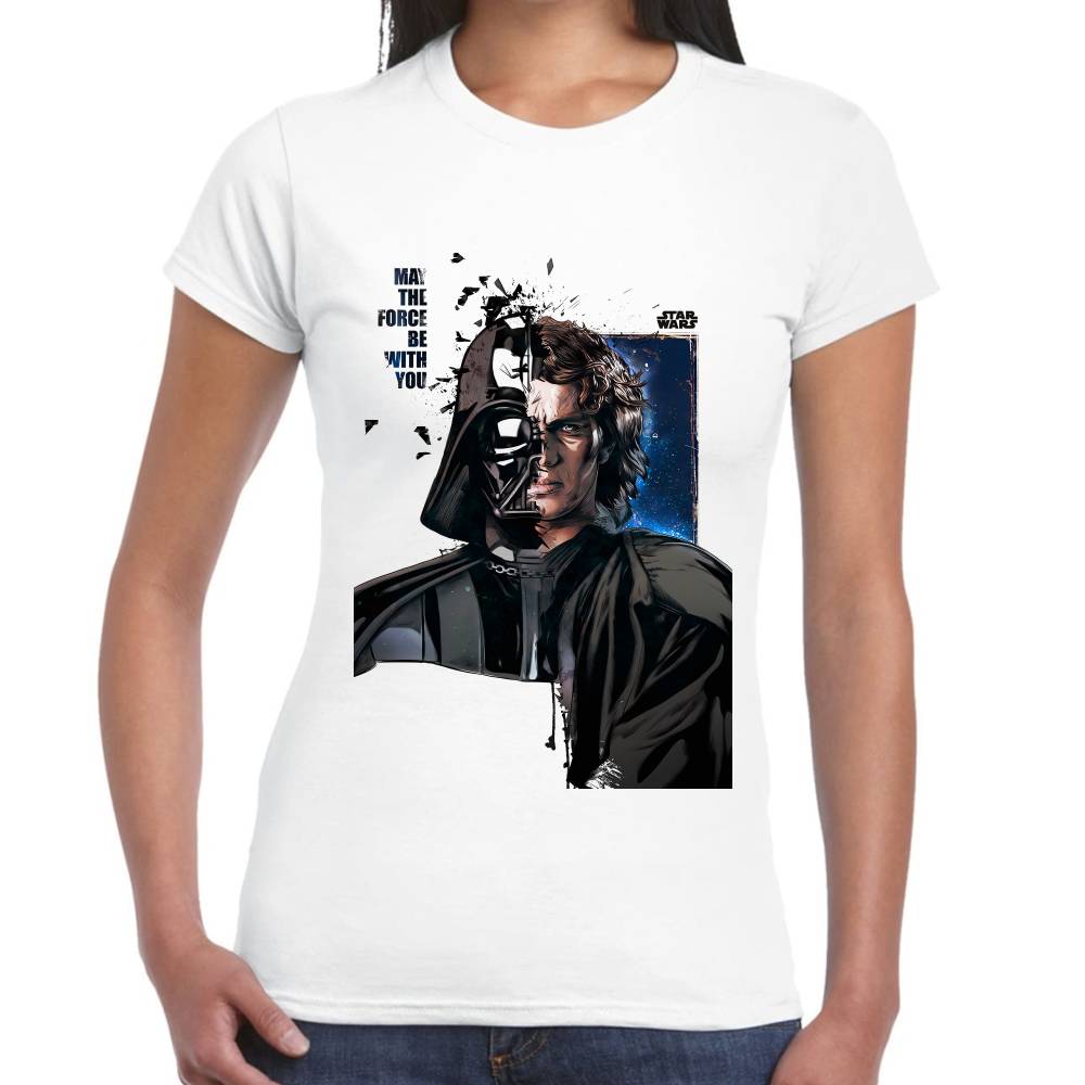 Playera Star Wars Darth Vader Anakin Skywalker Algodón Premium #0002721