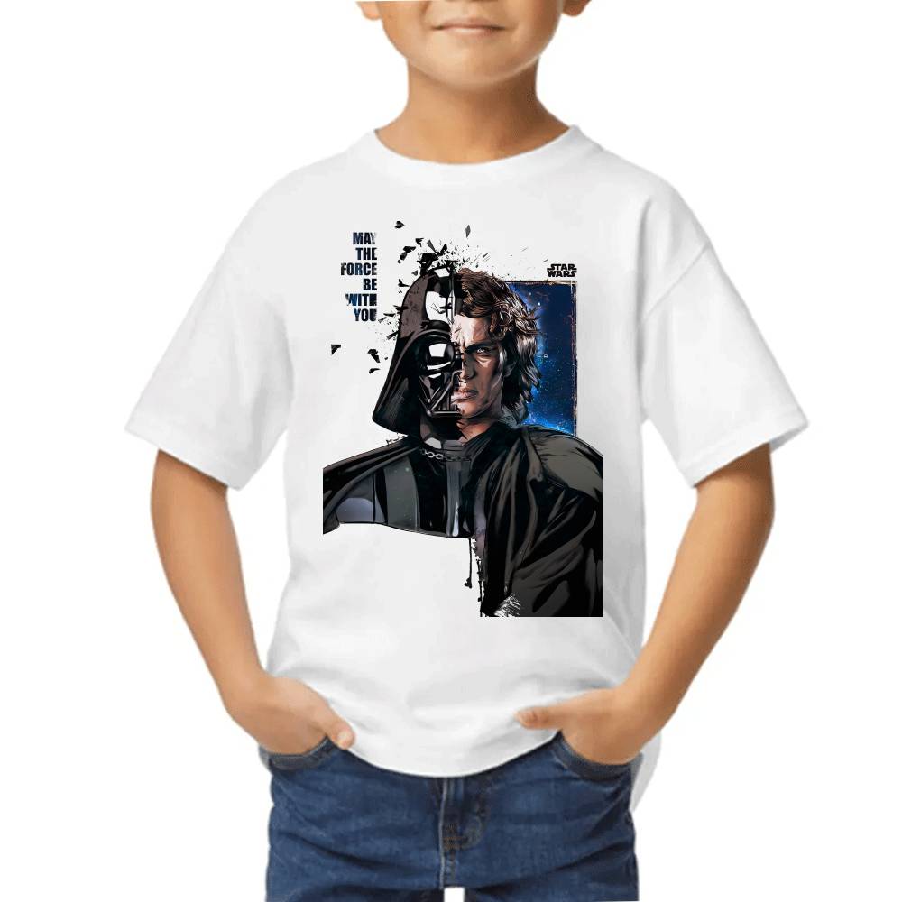 Playera de Niño Star Wars Darth Vader Anakin Skywalker Algodón Premium #0002721