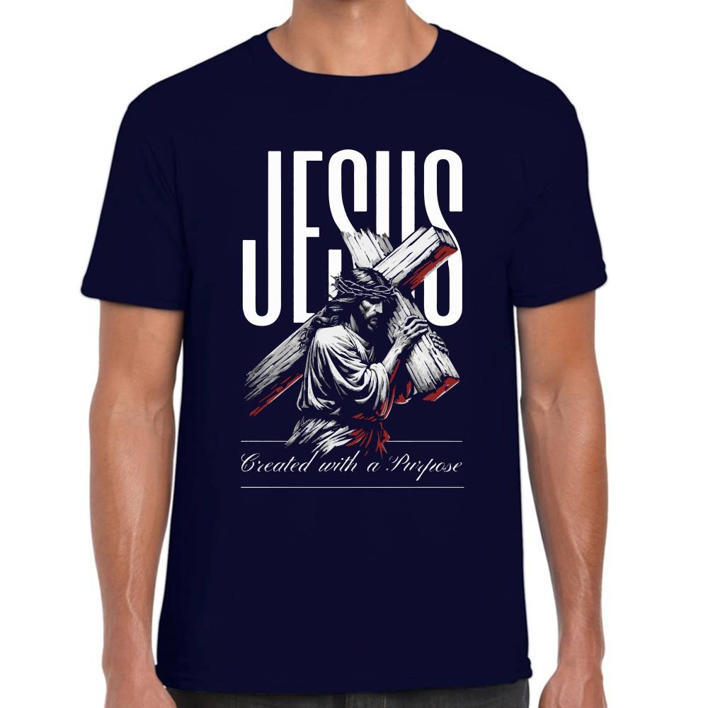 Playera Jesucristo Viacrucis Algodón Premium #0002722