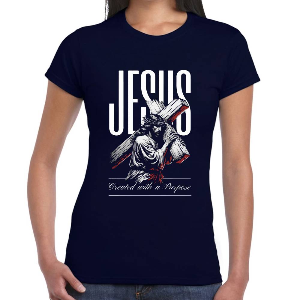 Playera Jesucristo Viacrucis Algodón Premium #0002722
