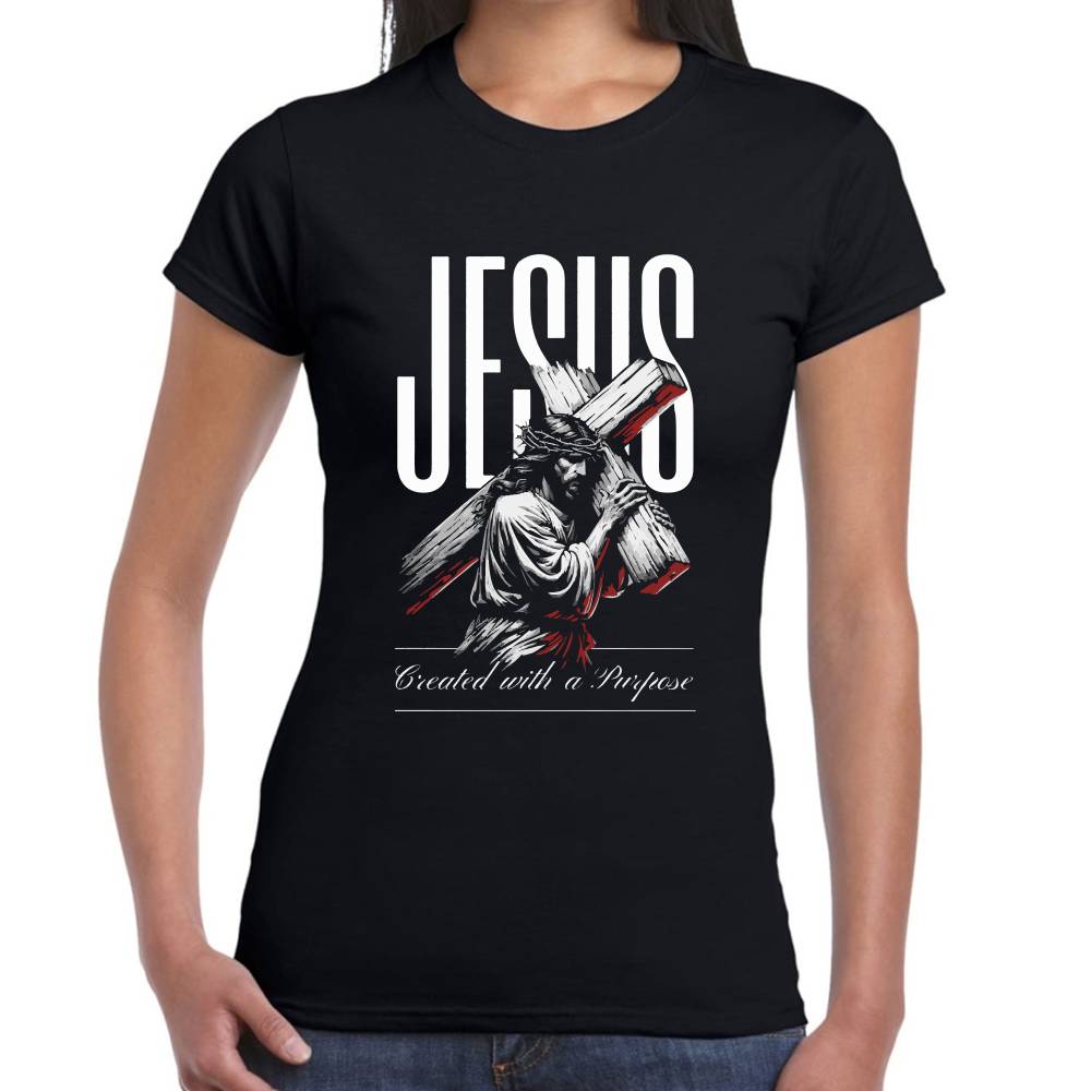 Playera Jesucristo Viacrucis Algodón Premium #0002722