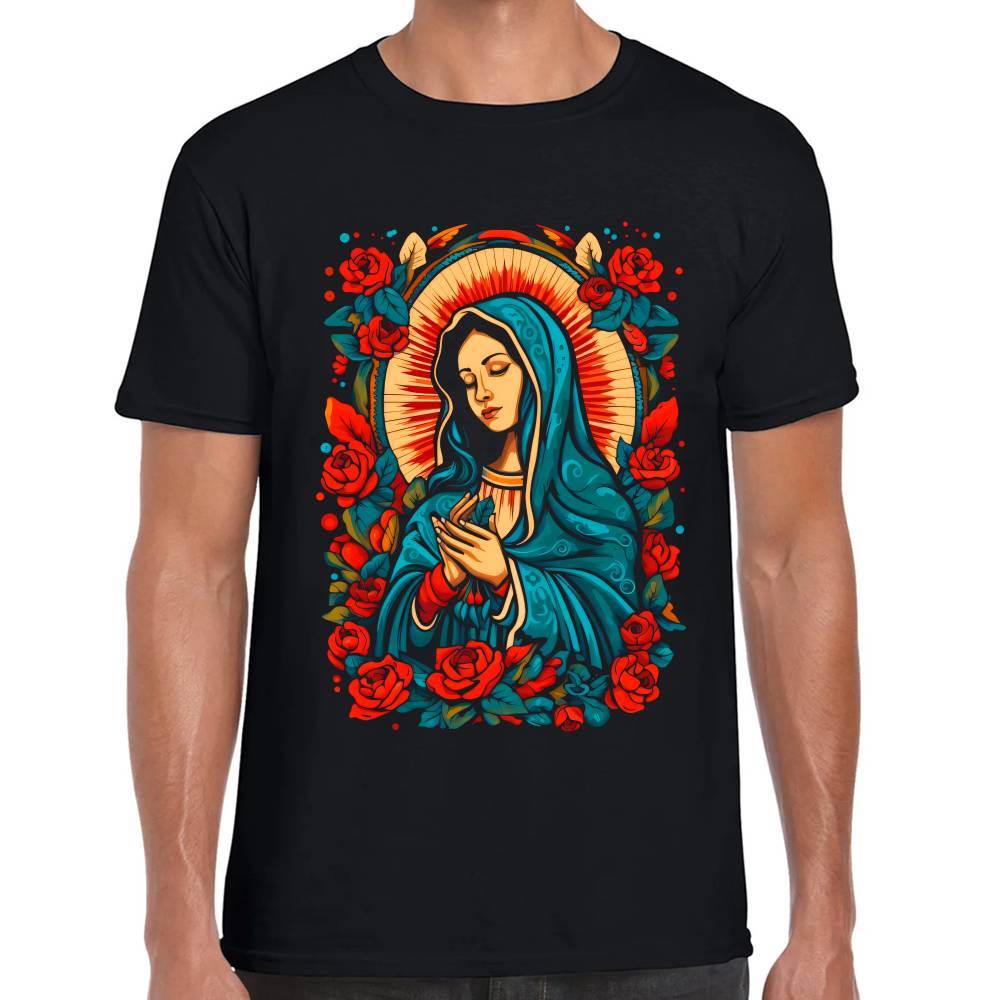 Playera Virgen de Guadalupe Algodón Premium #0002723 Imagen principal del producto