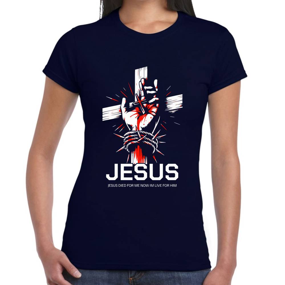 Playera Jesucristo Viacrucis Algodón Premium #0002725