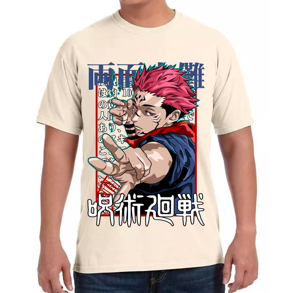 Playera Jujutsu Sukuna Algodón Premium #0002751