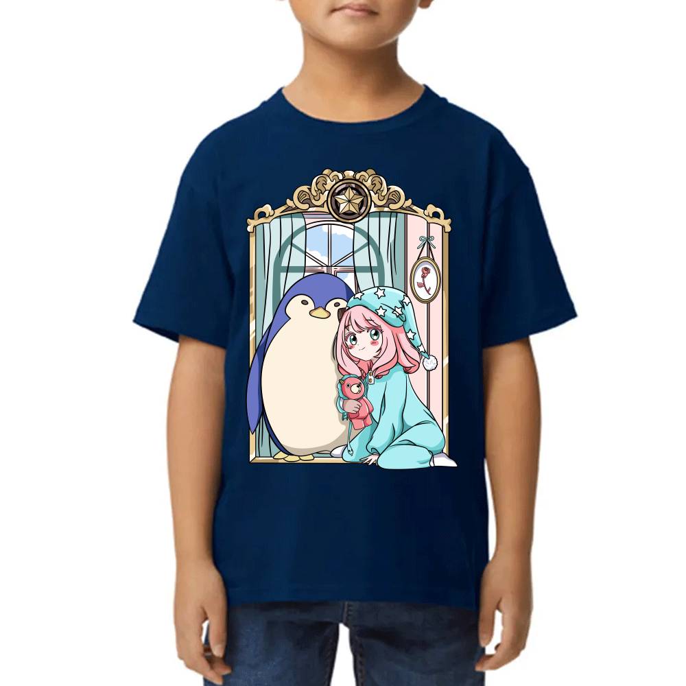 Playera de Niño Spy x Family Anya en Pijama Algodón Premium #0002756