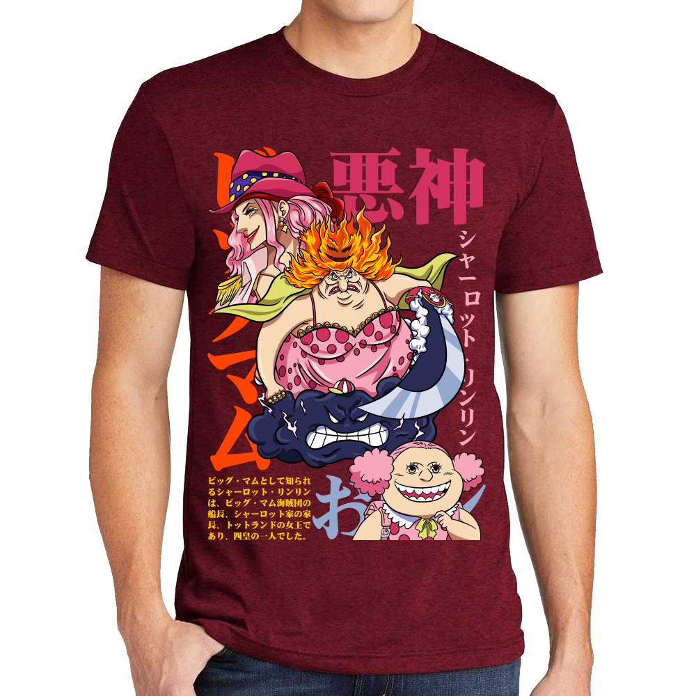 Playera One Piece Big Mom Algodón Premium #0002758