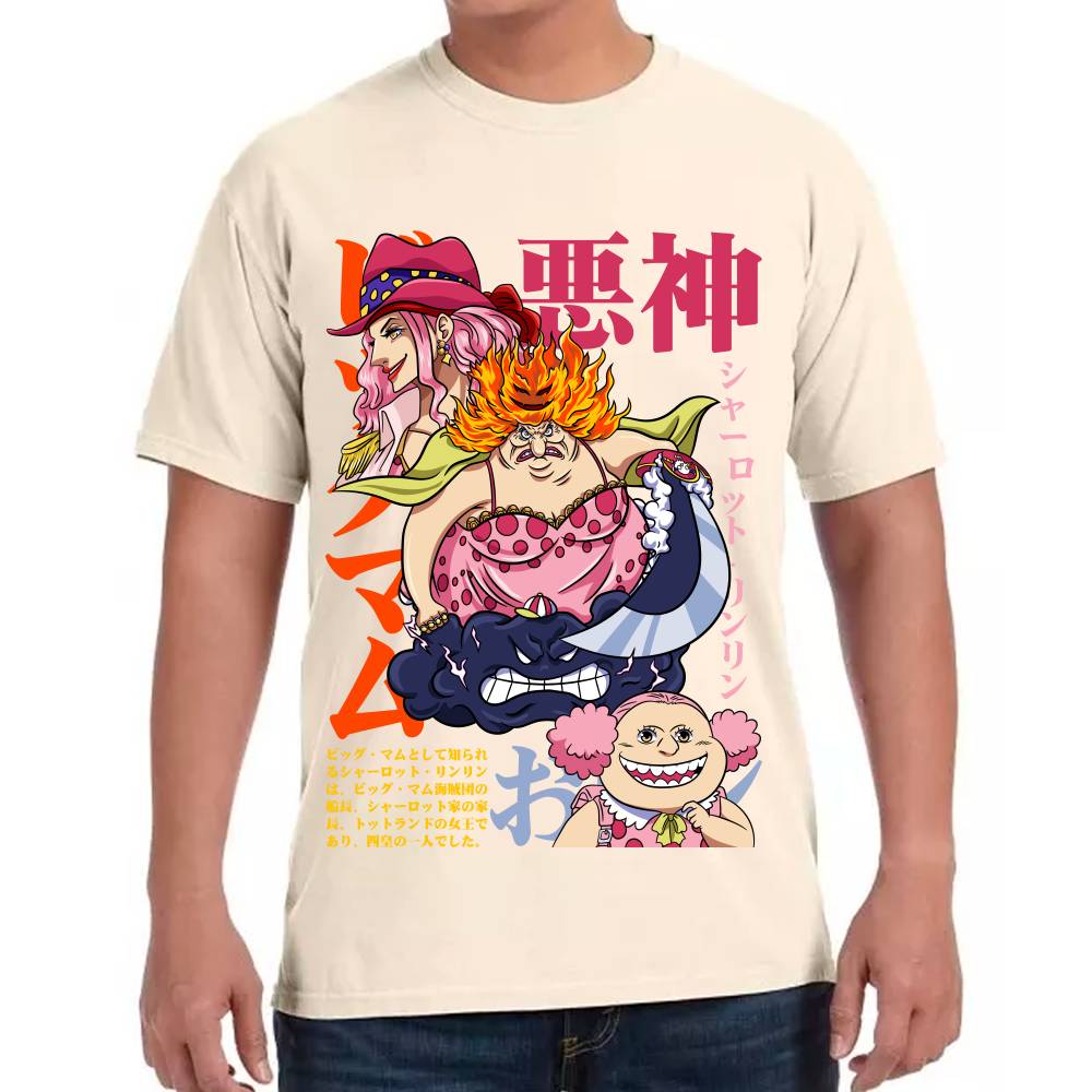 Playera One Piece Big Mom Algodón Premium #0002758