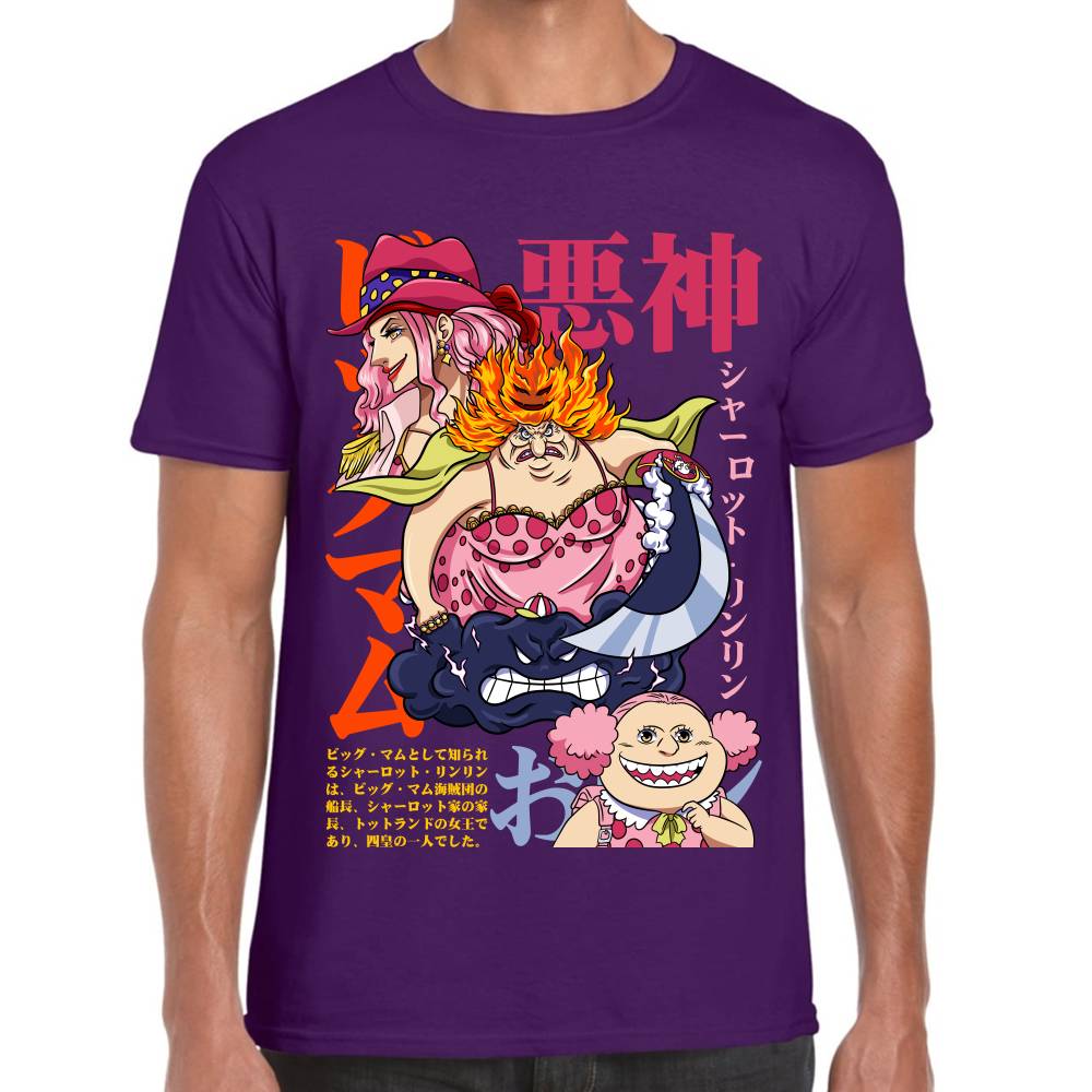 Playera One Piece Big Mom Algodón Premium #0002758