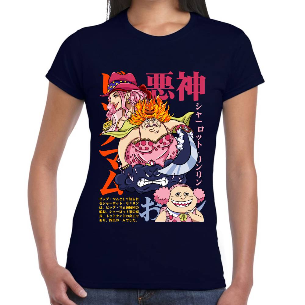 Playera One Piece Big Mom Algodón Premium #0002758