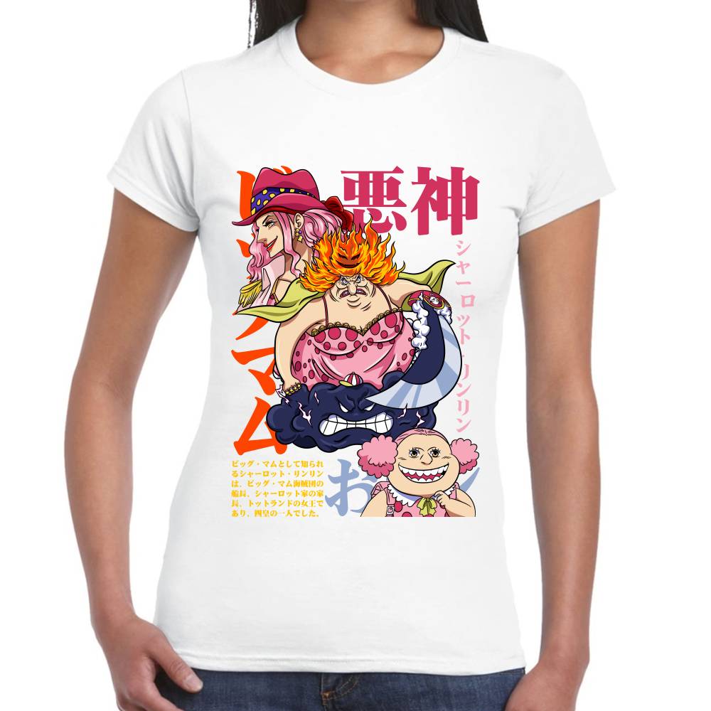 Playera One Piece Big Mom Algodón Premium #0002758