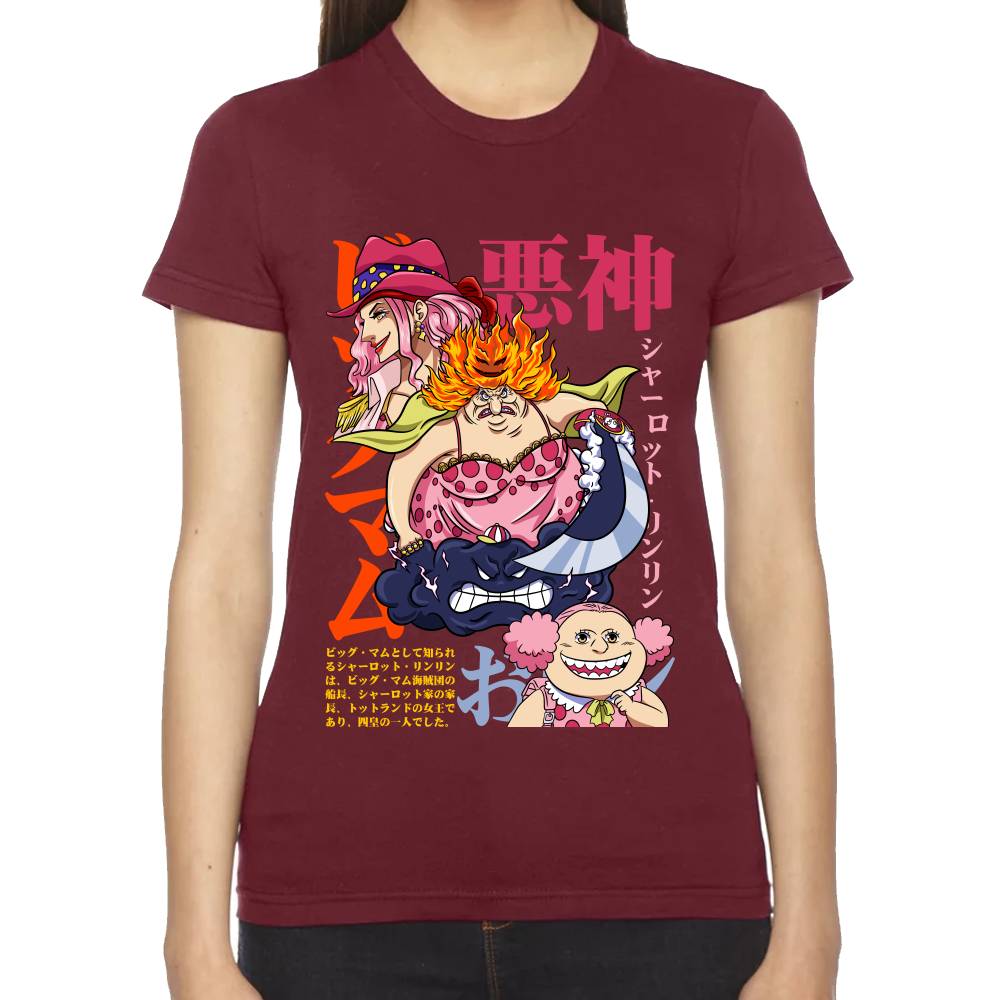 Playera One Piece Big Mom Algodón Premium #0002758