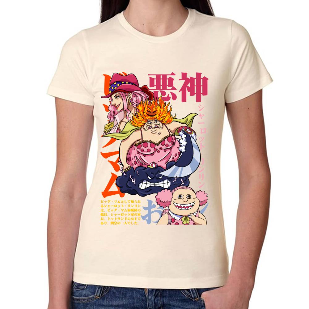 Playera One Piece Big Mom Algodón Premium #0002758