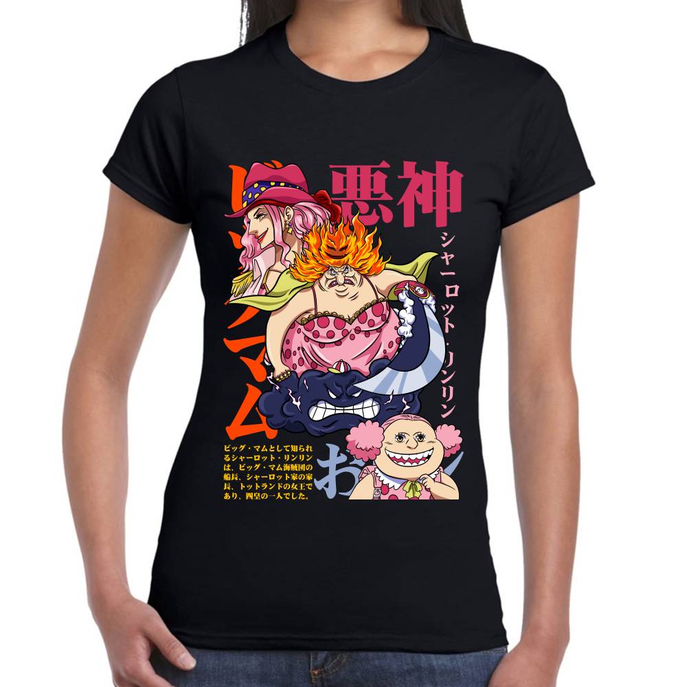 Playera One Piece Big Mom Algodón Premium #0002758