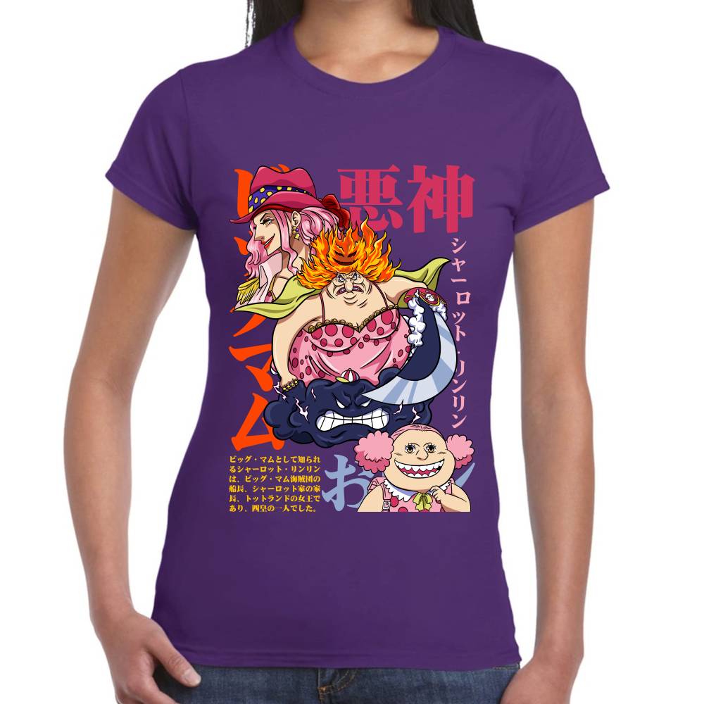 Playera One Piece Big Mom Algodón Premium #0002758