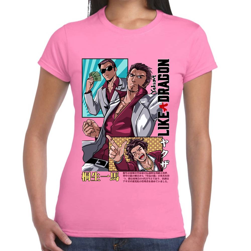 Playera Yakuza Like a Dragon Kazuma Kiryu Algodón Premium #0002759