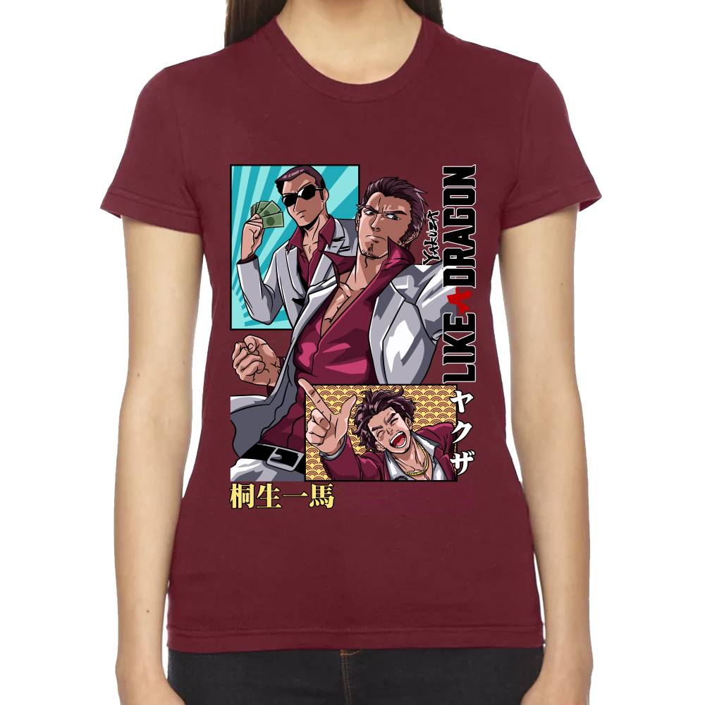 Playera Yakuza Like a Dragon Kazuma Kiryu Algodón Premium #0002759