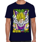 Playera Dragon Ball Gohan Vs Cell Algodón Premium #0002760