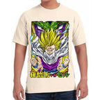 Playera Dragon Ball Gohan Vs Cell Algodón Premium #0002760