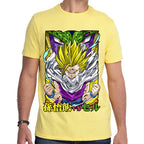 Playera Dragon Ball Gohan Vs Cell Algodón Premium #0002760