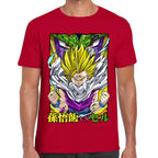 Playera Dragon Ball Gohan Vs Cell Algodón Premium #0002760