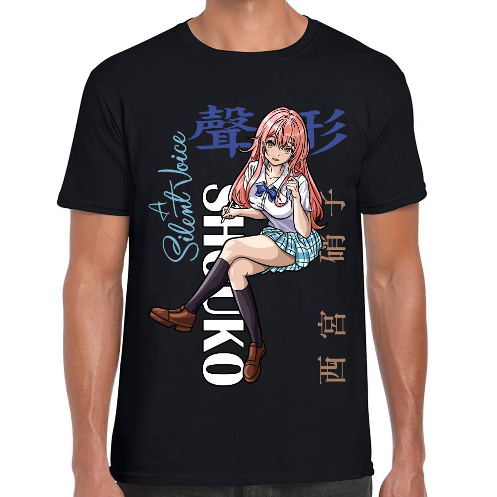 Playera Koe no Katachi Shouko Nishimiya Algodón Premium #0002768 Imagen principal del producto